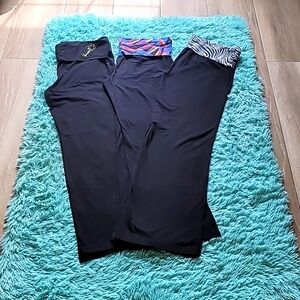 Yoga pants XL, with roll down top.